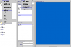 Figure 3: The sophisticated graphical client in 2002